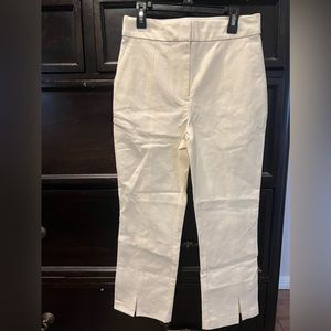 DEREK LAM 10 CROSBY Bianca Split Ankle Crop Pants